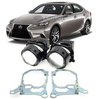 Линзы для фар Lexus IS250 [2013-2016] для замены на светодиодные Би-ЛЕД модули