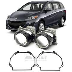 Линзы для фар Mazda 5 [2010-2015] для замены на светодиодные Би-ЛЕД модули