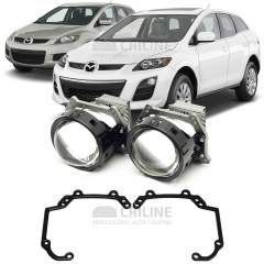 Линзы для фар Mazda CX-7 [2006-2012] для замены на светодиодные Би-ЛЕД модули