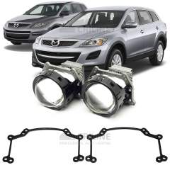 Линзы для фар Mazda CX-9 [2007-2012] для замены на светодиодные Би-ЛЕД модули