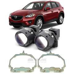 Линзы для фар Mazda CX-5 [2011-2015] AFS для замены на светодиодные Би-ЛЕД модули