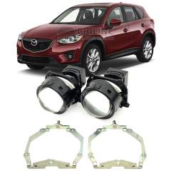 Линзы для фар Mazda CX-5 [2011-2015] AFS для замены на светодиодные Би-ЛЕД модули