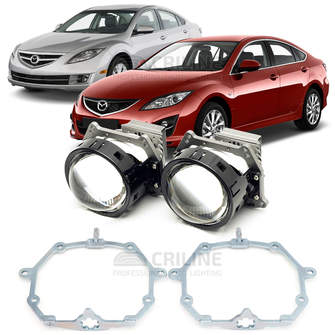 Линзы для фар Mazda 6 (GH) [2007-2013] AFS ксенон для замены на светодиодные Би-ЛЕД модули