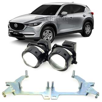 Линзы для фар Mazda CX-5 [2016-2022] для замены на светодиодные Би-ЛЕД модули