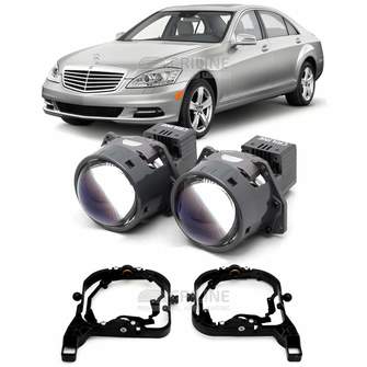 Линзы для фар Mercedes-Benz S-Class (W221) [2009-2013] AFS для замены на светодиодные Би-ЛЕД модули