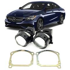 Линзы для фар Mercedes-Benz CLA-Class (C117) [2016-2019] для замены на светодиодные Би-ЛЕД модули