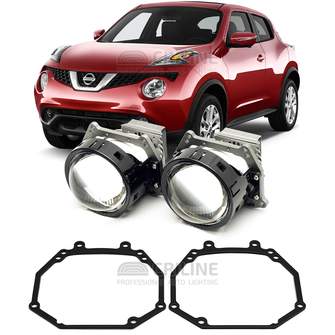 Линзы для фар Nissan Juke (YF15) рестайл [2014-2020] для замены на светодиодные Би-ЛЕД модули