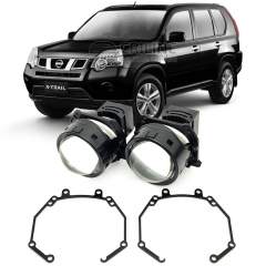 Линзы для фар Nissan X-Trail (T31) рестайл [2011-2015] для замены на светодиодные Би-ЛЕД модули