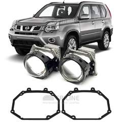 Линзы для фар Nissan X-Trail (T31) рестайл [2011-2015] для замены на светодиодные Би-ЛЕД модули