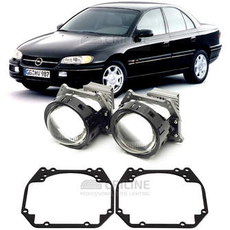 Линзы для фар Opel Omega (B) [1994-2003] для замены на светодиодные Би-ЛЕД модули