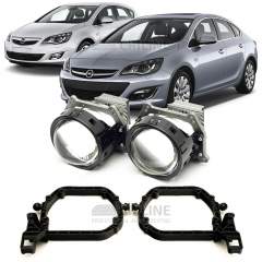 Линзы для фар Opel Astra IV (J) [2009-2015] для замены на светодиодные Би-ЛЕД модули