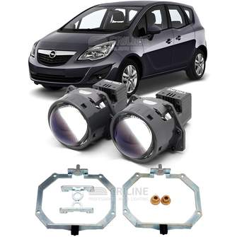 Линзы для фар Opel Meriva (B) дорестайл [2010-2014] AFS для замены на светодиодные Би-ЛЕД модули