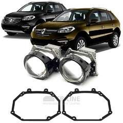 Линзы для фар Renault Koleos 2-й рестайл [2013-2016] для замены на светодиодные Би-ЛЕД модули