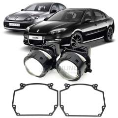 Линзы для фар Renault Laguna III [2007-2015] для замены на светодиодные Би-ЛЕД модули