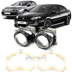 Линзы для фар Renault Laguna III [2007-2015] AFS для замены на светодиодные Би-ЛЕД модули