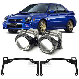 Линзы для фар Subaru Impreza WRX STI дорестайл [2000-2002] для замены на светодиодные Би-ЛЕД модули