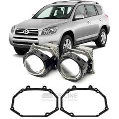 Линзы для фар Toyota RAV4 (CA30) дорестайл [2006-2010] для замены на светодиодные Би-ЛЕД модули