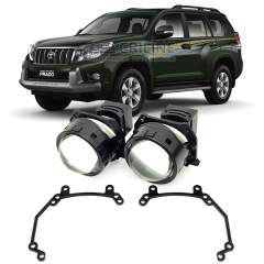 Линзы для фар Toyota Land Cruiser Prado (150) дорестайл [2009-2015] для замены на светодиодные Би-ЛЕД модули