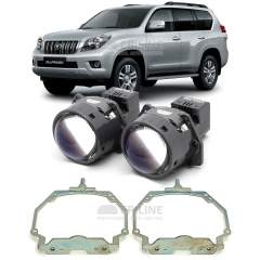 Линзы для фар Toyota Land Cruiser Prado (150) дорестайл [2009-2015] AFS для замены на светодиодные Би-ЛЕД модули