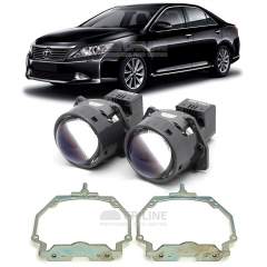 Линзы для фар Toyota Camry (V50) дорестайл [2011-2015] AFS для замены на светодиодные Би-ЛЕД модули