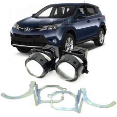 Линзы для фар Toyota RAV4 (CA40) дорестайл [2012-2015] для замены на светодиодные Би-ЛЕД модули