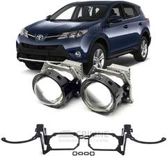 Линзы для фар Toyota RAV4 (CA40) дорестайл [2012-2015] для замены на светодиодные Би-ЛЕД модули