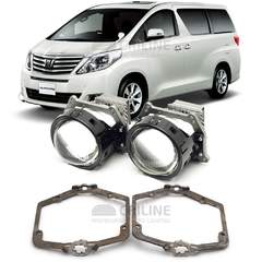 Линзы для фар Toyota Alphard [2011-2015] AFS для замены на светодиодные Би-ЛЕД модули
