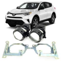 Линзы для фар Toyota RAV4 (CA40) рестайл [2015-2019] LED для замены на светодиодные Би-ЛЕД модули
