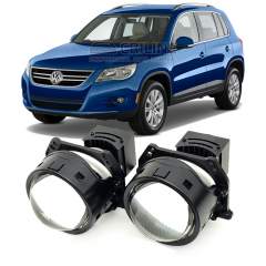 Линзы для фар Volkswagen Tiguan (I) дорестайл [2007-2011] для замены на светодиодные Би-ЛЕД модули