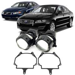 Линзы для фар Volvo S80 (II) [2006-2016] для замены на светодиодные Би-ЛЕД модули