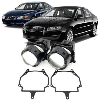 Линзы для фар Volvo S80 (II) [2006-2016] для замены на светодиодные Би-ЛЕД модули