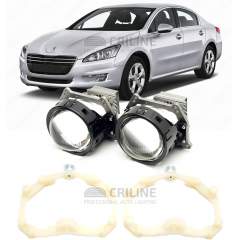 Линзы для фар Peugeot 508 (I) дорестайл [2011-2014] AFS для замены на светодиодные Би-ЛЕД модули