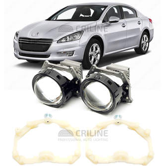 Линзы для фар Peugeot 508 (I) дорестайл [2011-2014] AFS для замены на светодиодные Би-ЛЕД модули