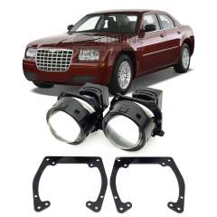 Линзы для фар Chrysler 300C (I) [2007-2011] для замены на светодиодные Би-ЛЕД модули