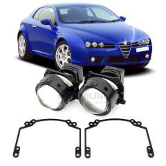 Линзы для фар Alfa Romeo Brera (I) [2005-2010] для замены на светодиодные Би-ЛЕД модули