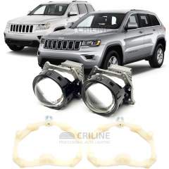 Линзы для фар Jeep Grand Cherokee (WK2) [2010-2018] AFS для замены на светодиодные Би-ЛЕД модули
