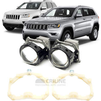 Линзы для фар Jeep Grand Cherokee (WK2) [2010-2018] AFS для замены на светодиодные Би-ЛЕД модули