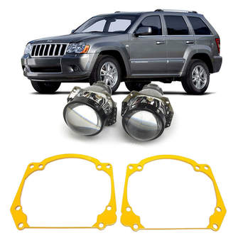 Ремкомплект для фар Jeep Grand Cherokee WH [2007-2010] (ксенон) для замены штатных линз на модули Hella 3R