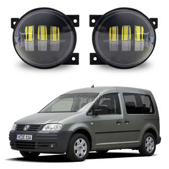 Светодиодные противотуманные фары 60 Ватт Volkswagen Caddy III дорестайл [2003-2010] 3 линзы