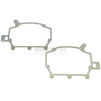 Переходные рамки Toyota Land Cruiser (200) 2-й рестайл [2015-2021] HiBeam под линзы Hella 3r/5r, Би-Лед