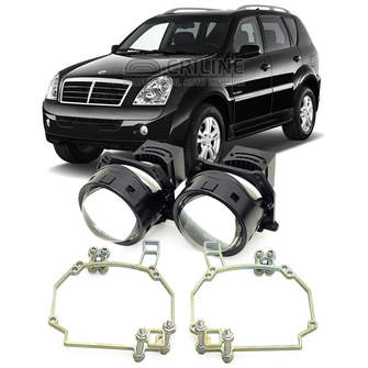 Линзы для фар SSangYong Rexton [2008-2012] для замены на светодиодные Би-ЛЕД модули