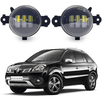 Светодиодные противотуманные фары 60 Ватт Renault Koleos I дорестайл [2008-2011]