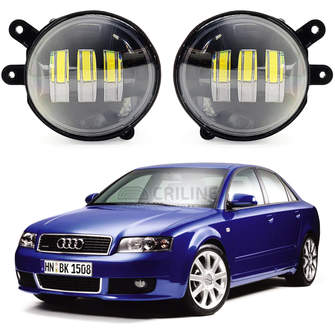 Светодиодные противотуманные фары 60 Ватт Audi A4 B6 [2000-2006] 3 линзы