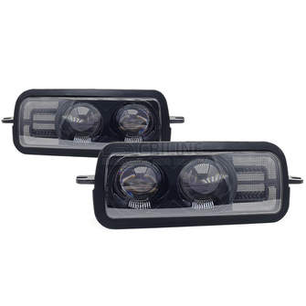 Светодиодные тюнинг надфарники Нива Hi Light Progressive