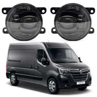 Светодиодные противотуманные фары Renault Master III рестайл [2020-н.в.] Tandem Premium