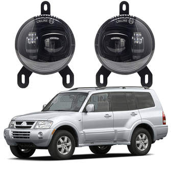Светодиодные противотуманные фары Mitsubishi Pajero III рестайл [2003-2006] Tandem Premium