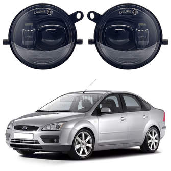Светодиодные противотуманные фары Ford Focus II дорестайл [2005-2008] (штатная регулировка) Tandem Premium