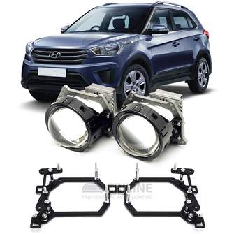 Линзы для фар Hyundai Creta I дорестайл [2015-2020] для замены на светодиодные Би-ЛЕД модули