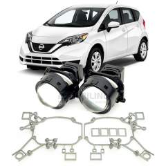 Линзы для фар Nissan Note II рестайл [2016-2020] для замены на светодиодные Би-ЛЕД модули