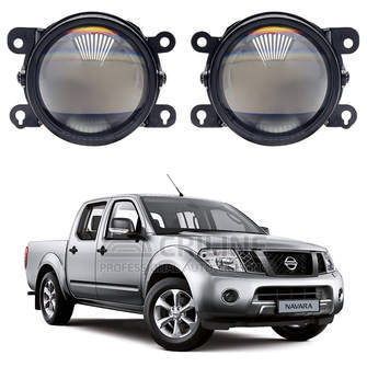 Светодиодные противотуманные фары Nissan Navara II (D40) [2004-2015] Sraight Premium F4